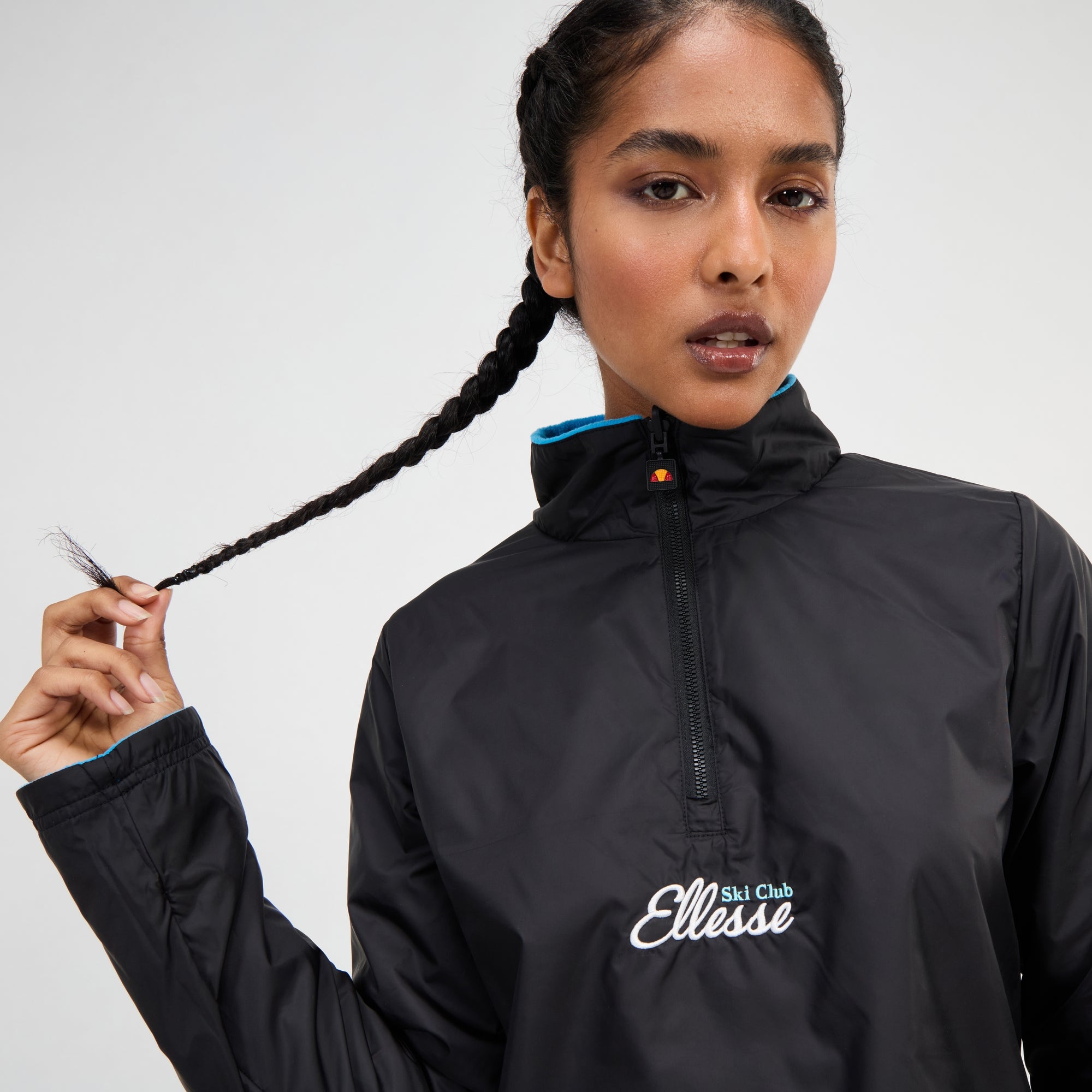 Women's Naturlich OH Jacket Blue/Black | ellesse UK