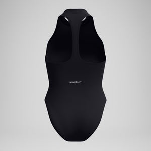 Women's Colourblock Zip Swimsuit Black