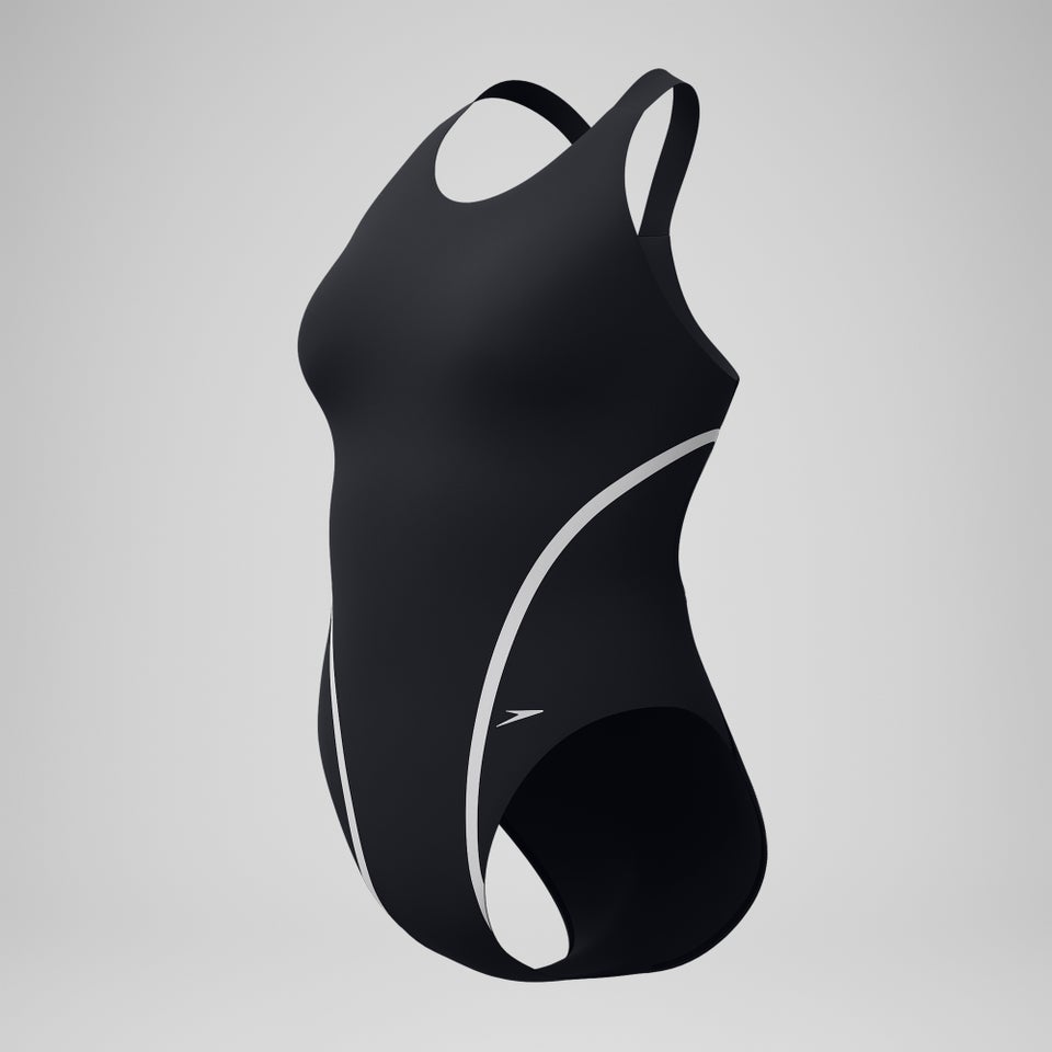 Women's Vanquisher Thick Strap One Piece Black/Gray