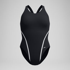 Women's Vanquisher Thick Strap One Piece Black/Gray