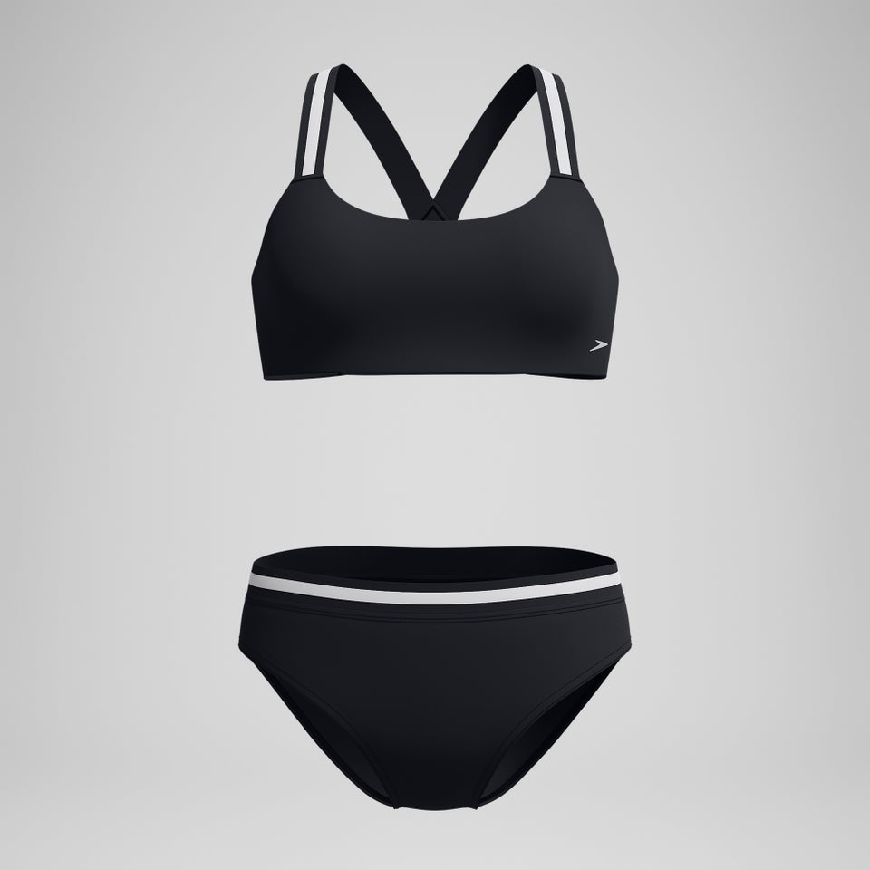 Ensemble deux pièces Vanquisher Collection pour femmes, noir/gris