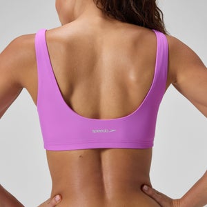 Women's Colorblock Scoop Bikini Top Pink