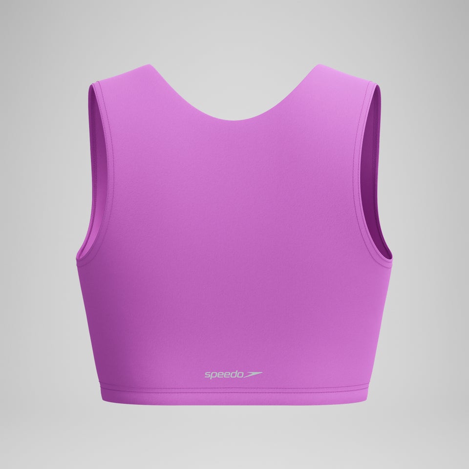 Women's Bound Bikini Crop Top Pink