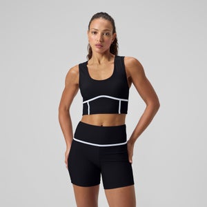 Women's Bound Bikini Crop Top Black