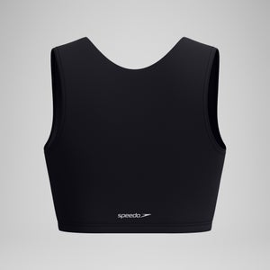 Women's Bound Bikini Crop Top Black