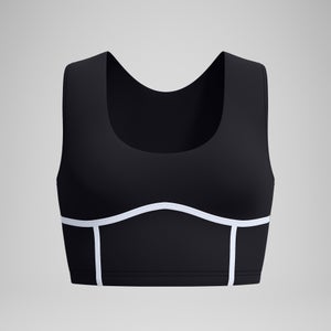 Women's Bound Bikini Crop Top Black