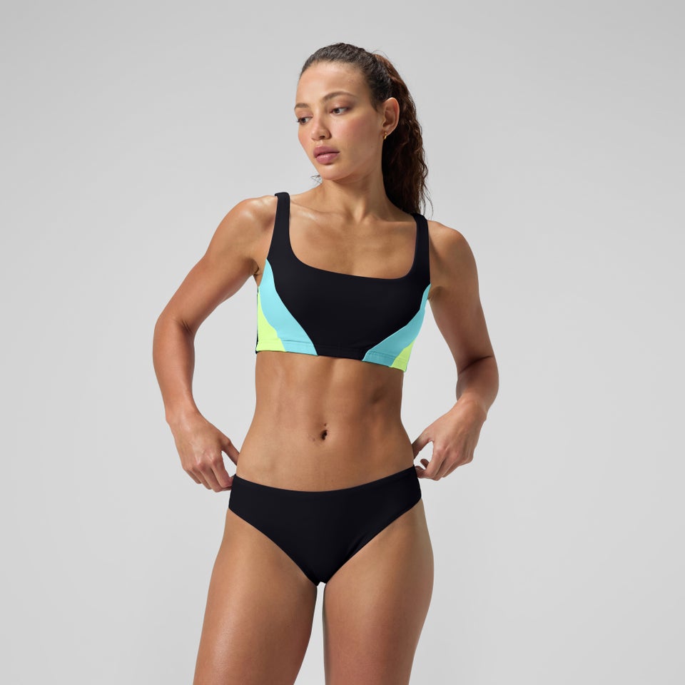 Women's Solid Classic Bikini Bottom Black