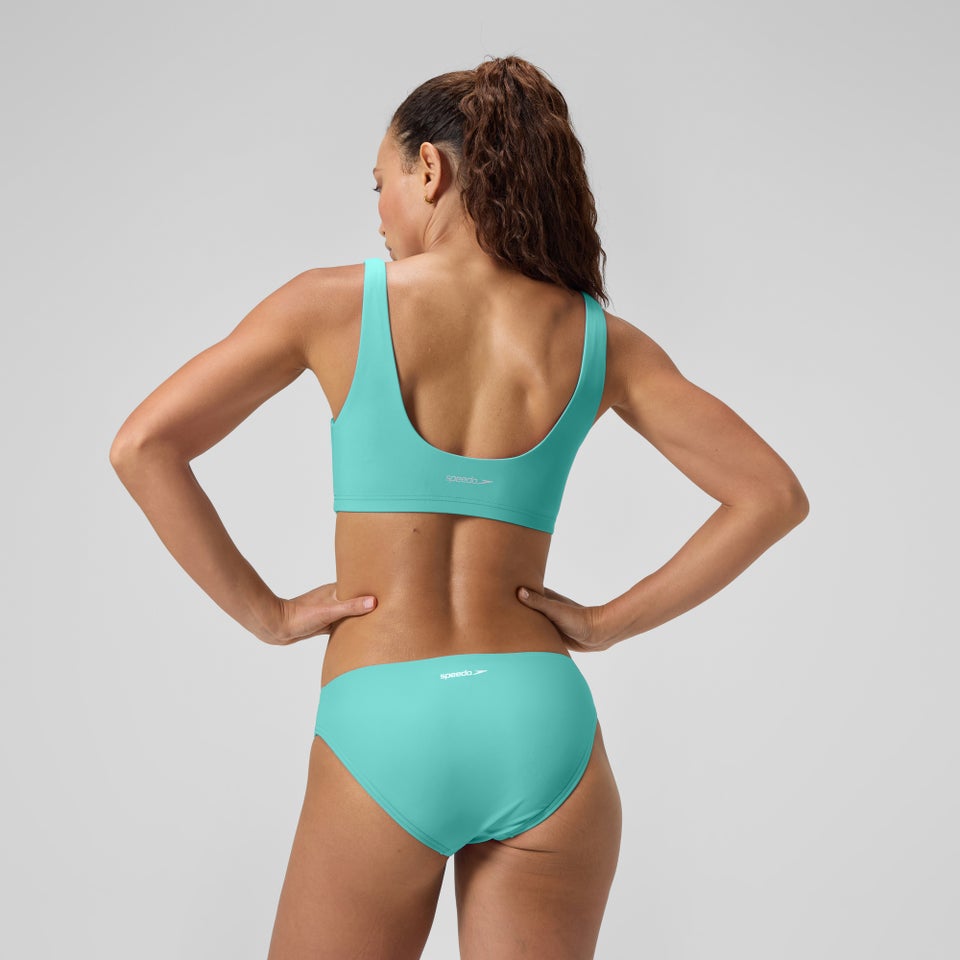 Women's Solid Classic Bikini Bottom Turquoise