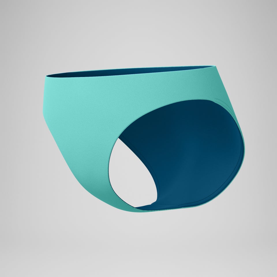 Women's Solid Classic Bikini Bottom Turquoise