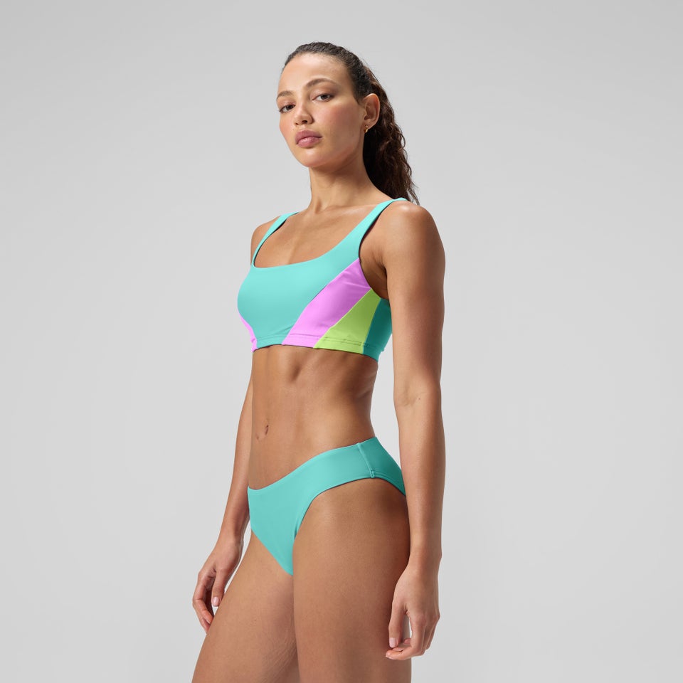 Women's Solid Classic Bikini Bottom Turquoise
