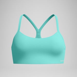 Women's Solid Racerback Bikini Top Teal