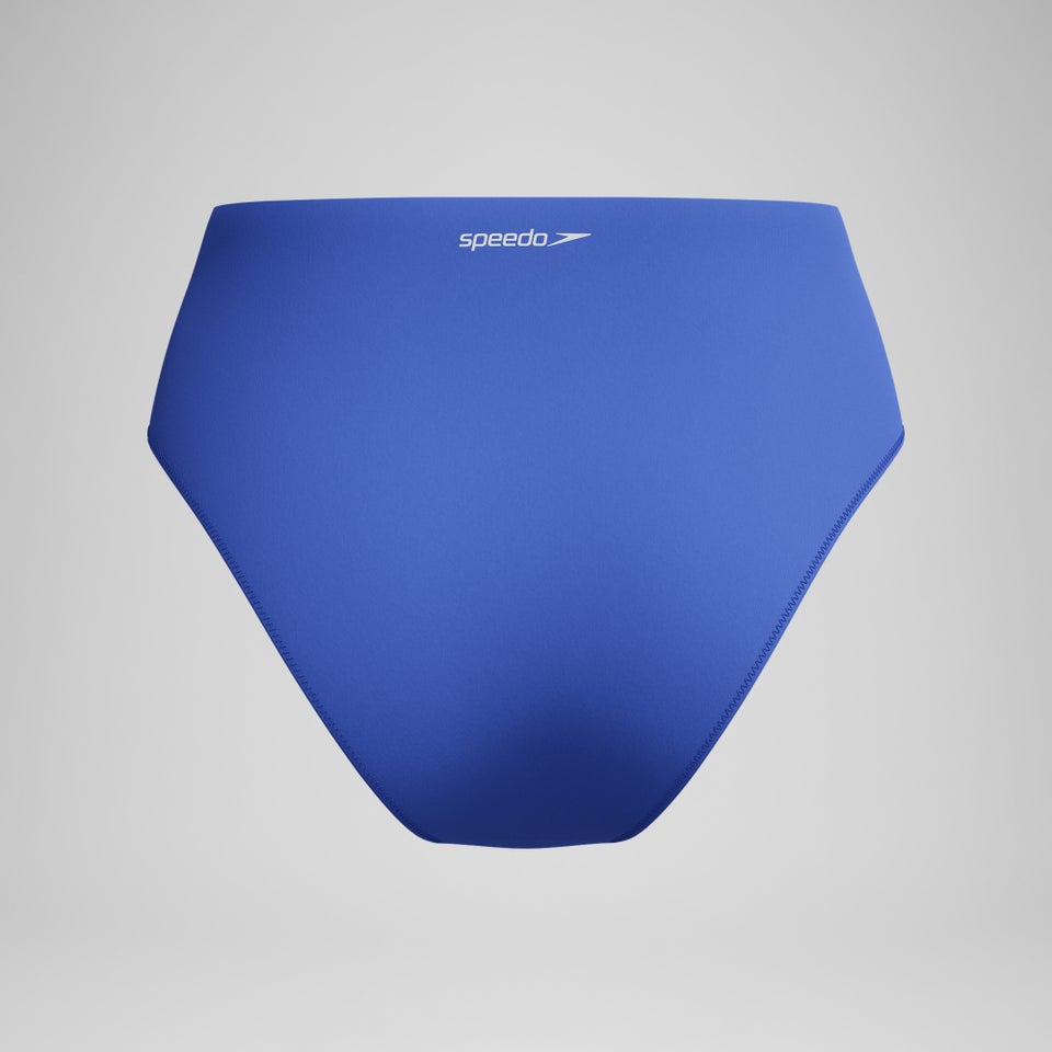 Women's Colorblock Highwaist Bikini Bottom Dark Blue