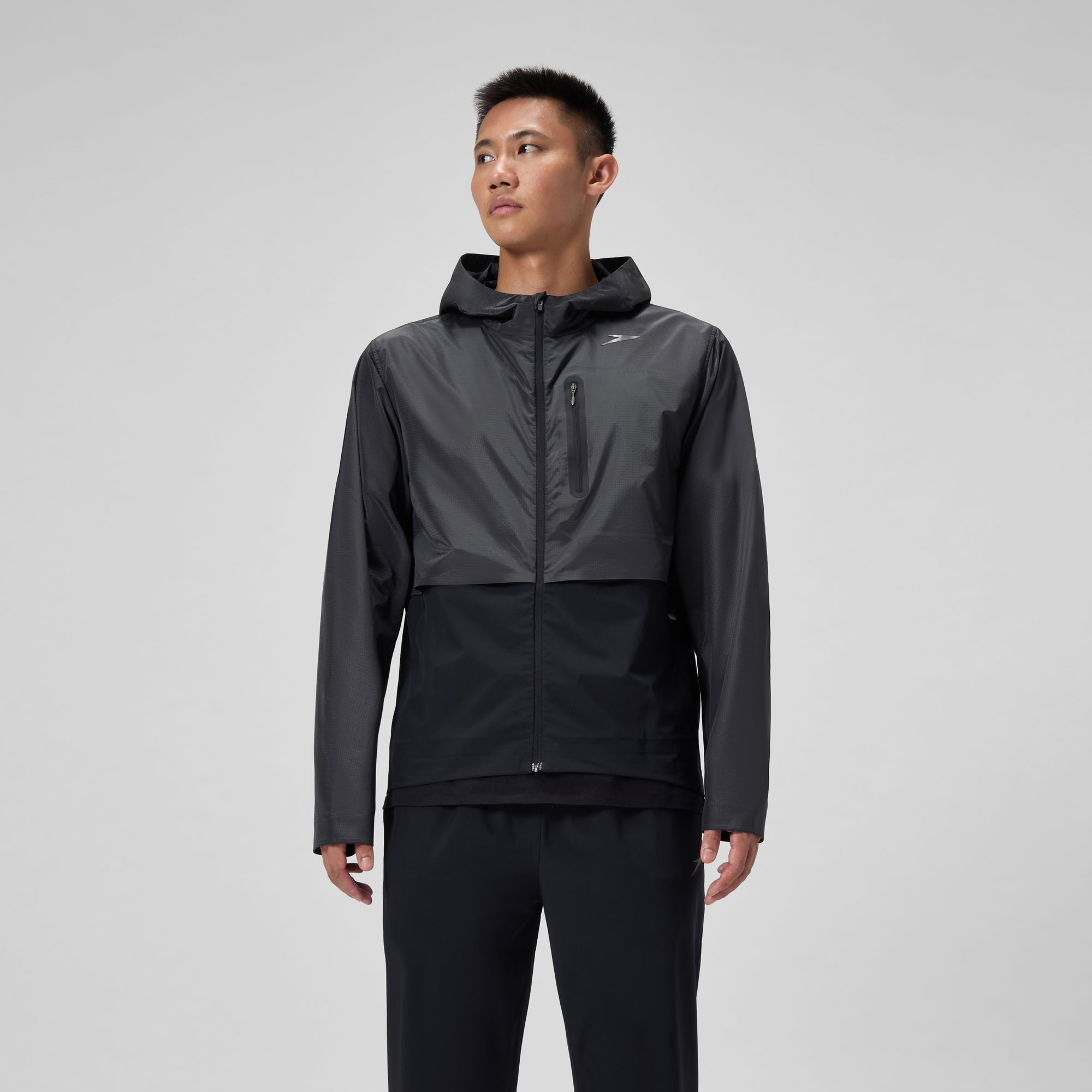 Men's Vanquisher Collection Woven Jacket Black | Speedo USA