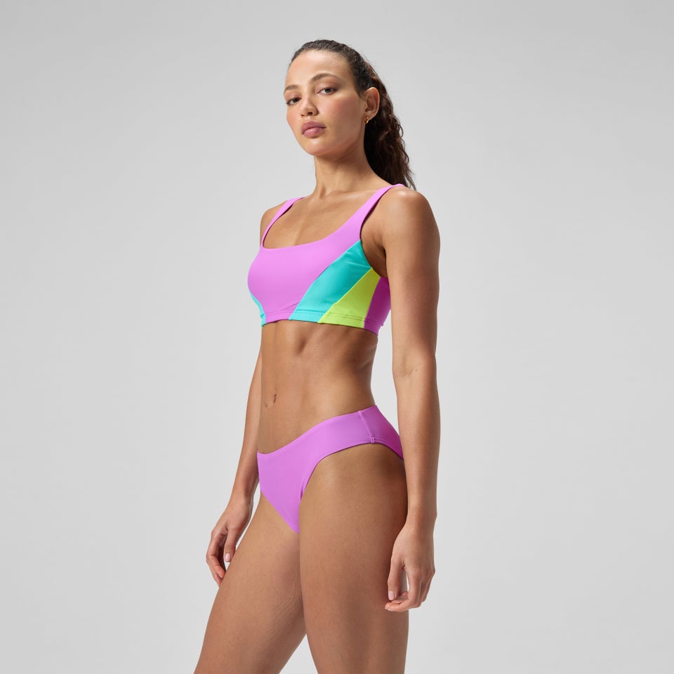 Women's Solid Classic Bikini Bottom Pink