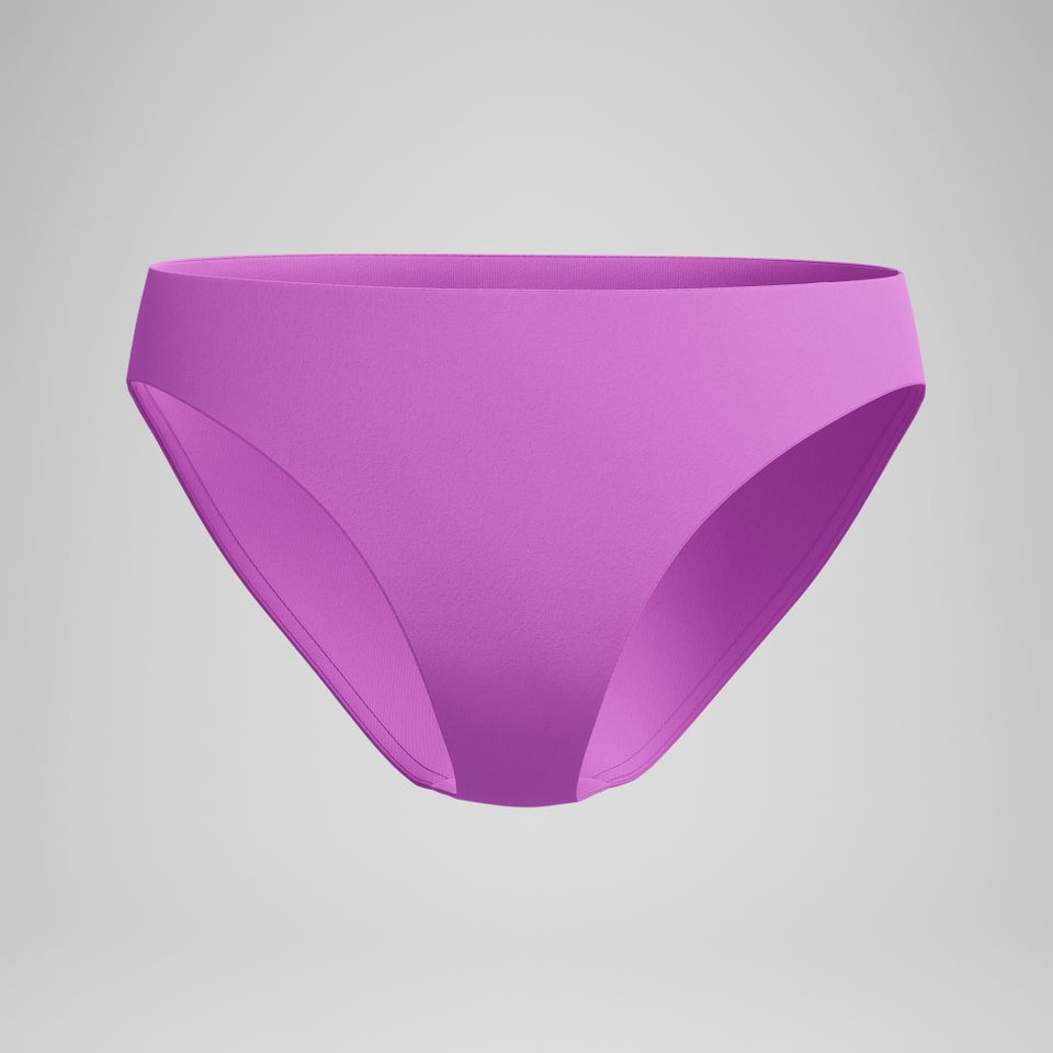 Women's Solid Classic Bikini Bottom Pink