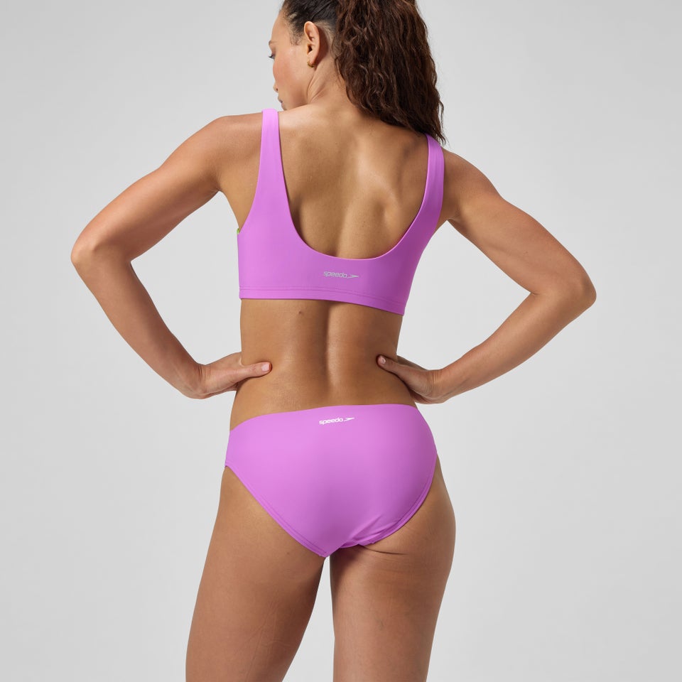 Women's Solid Classic Bikini Bottom Pink
