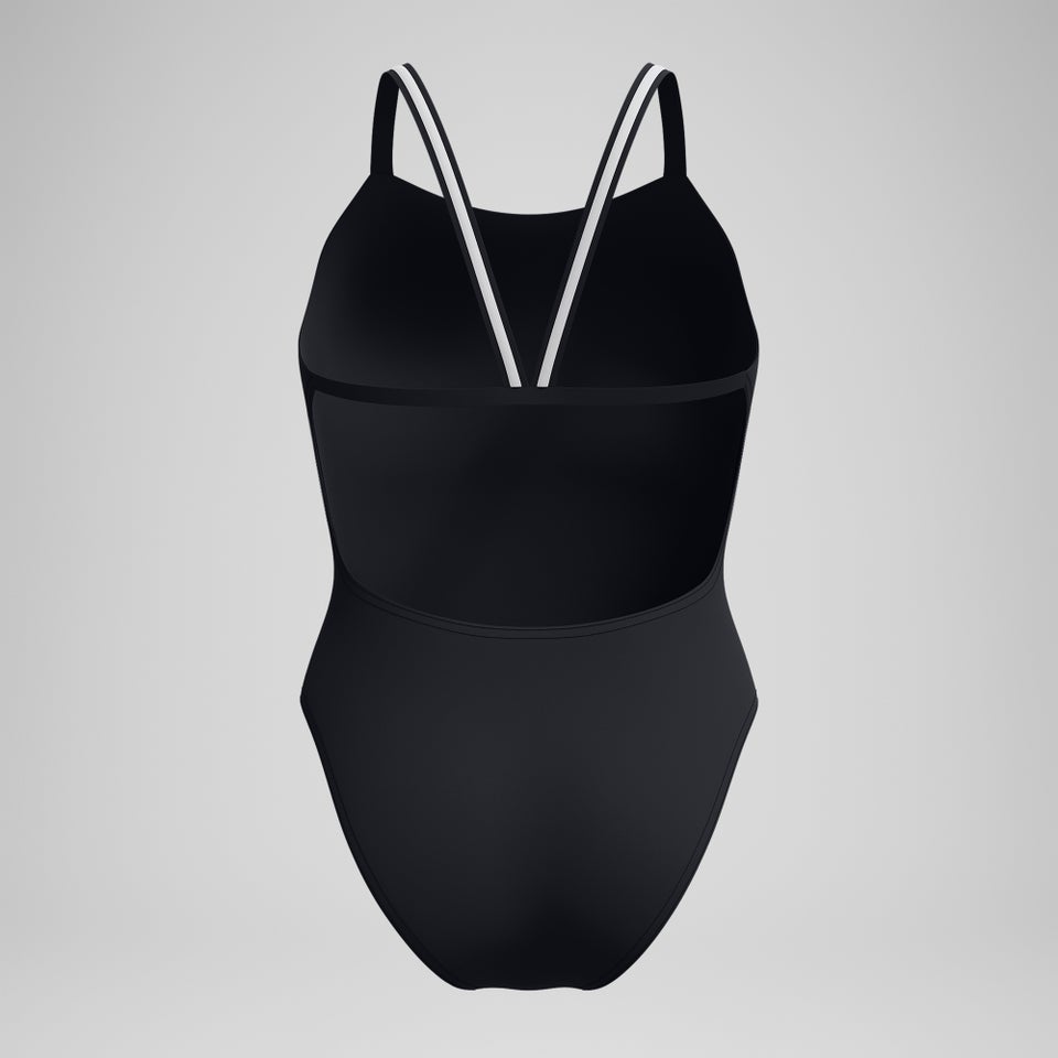 Women's V Class Active Back Swimsuit Black/Grey