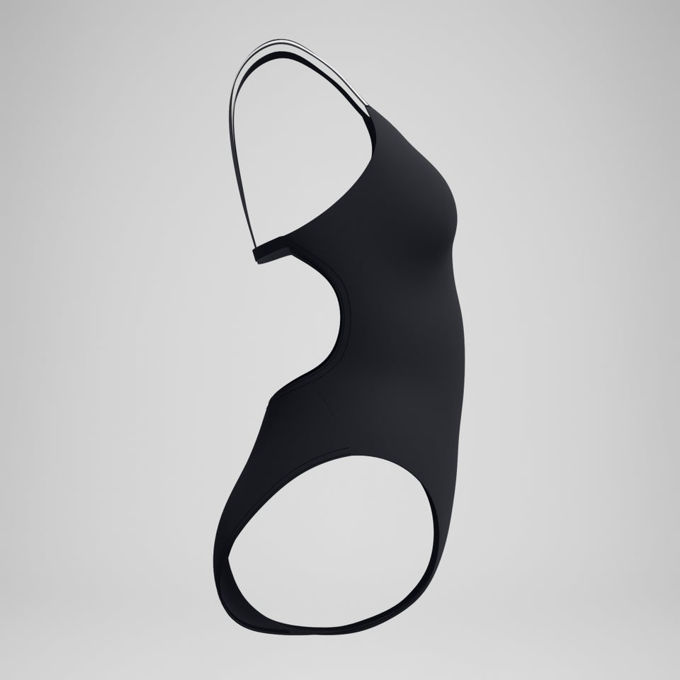 Women's V Class Active Back Swimsuit Black/Grey