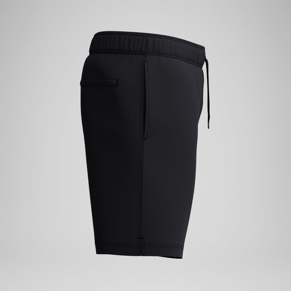 Men's Solid Volley 18"  Swim Trunks Black