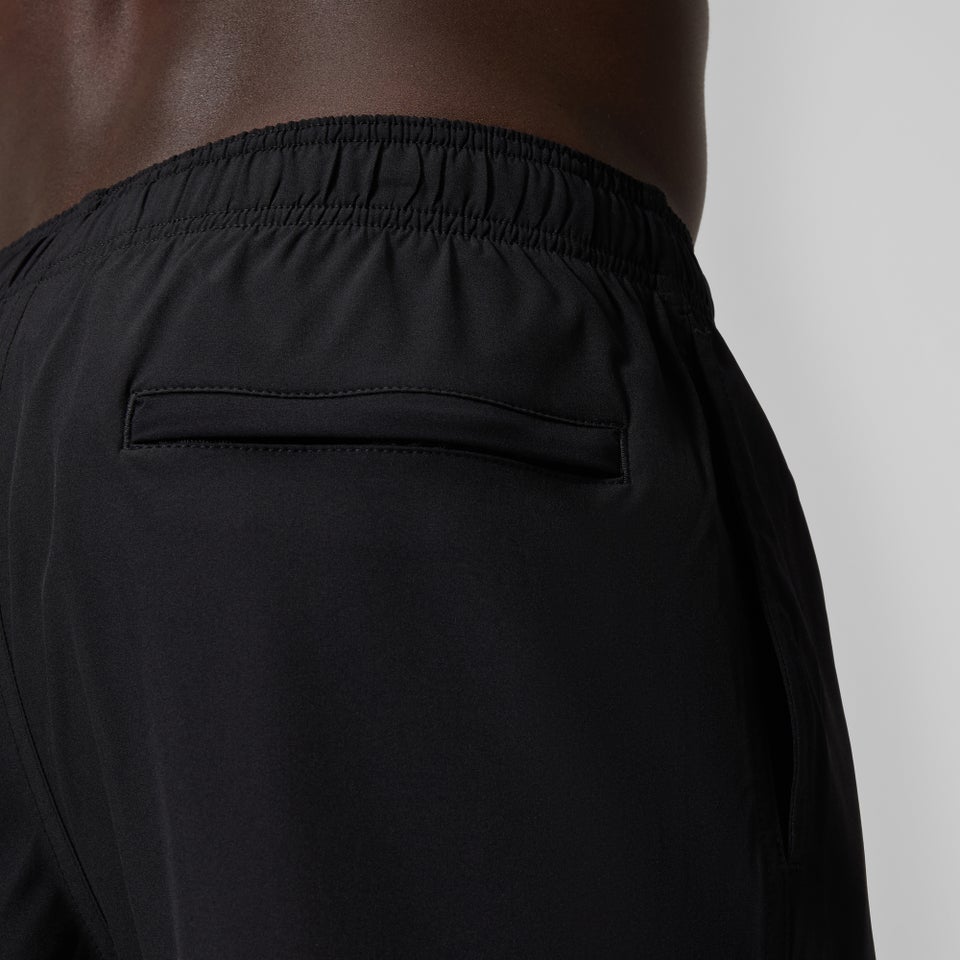 Men's Solid Volley 18"  Swim Trunks Black