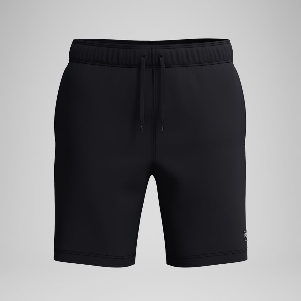 Men's Solid Volley 18"  Swim Trunks Black