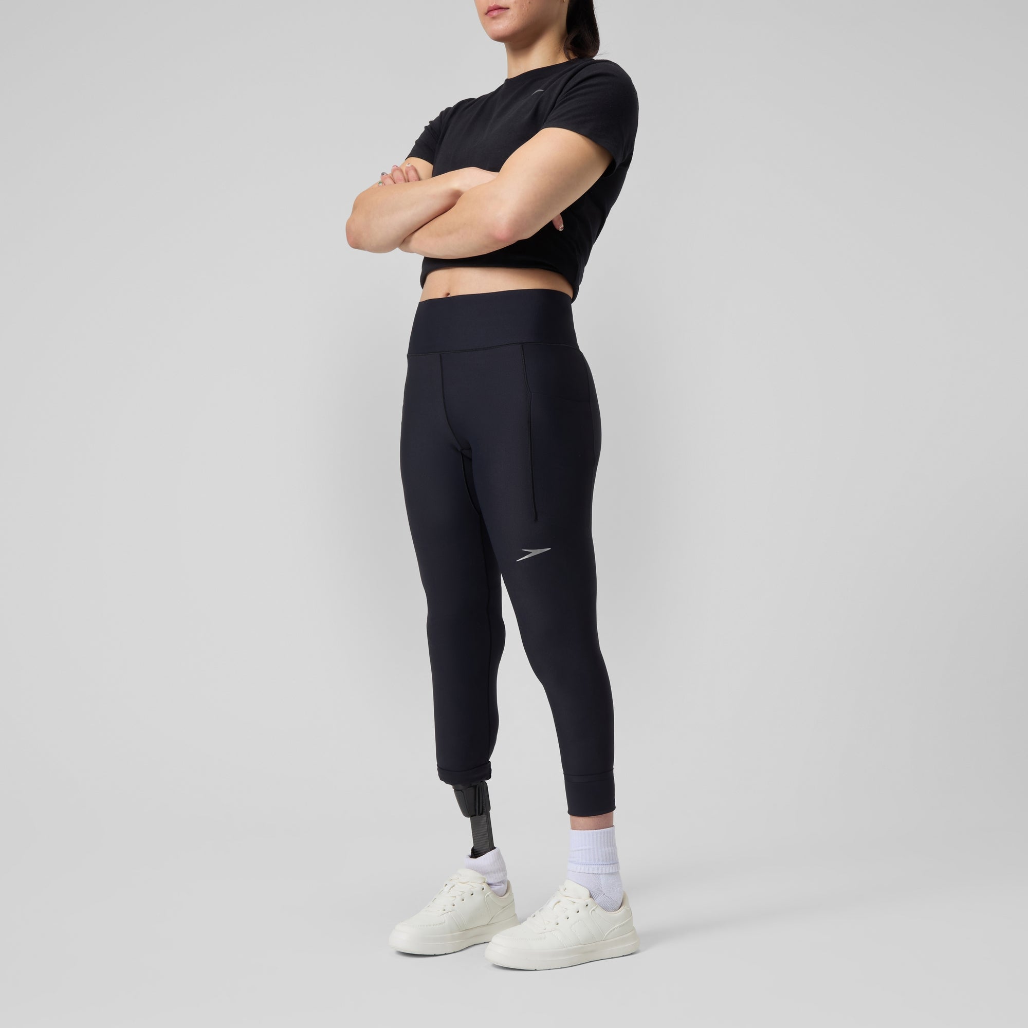 レッグウェア 113SPORT LUXURY LEGGINS 113 LOGO Women's Vanquisher Collection Legging Black | Speedo USA