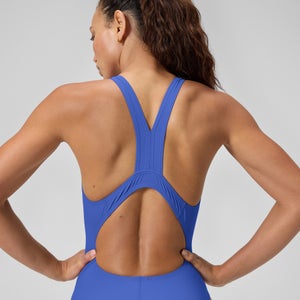 Women's Solid Super Pro One Piece Dark Blue