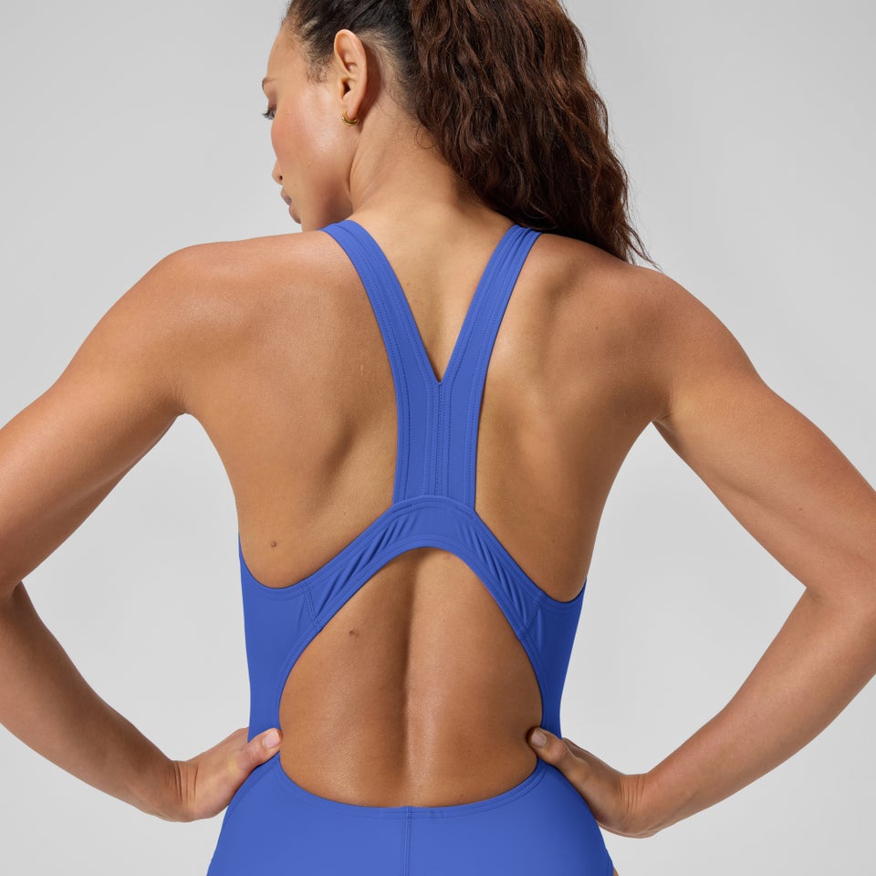 Women's Solid Super Pro One Piece Dark Blue