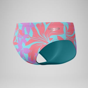 Men's Printed One Brief Purple