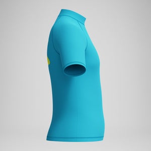 Haut Rash Garçon Printed à manches courtes bleu