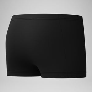 Plastisol Placement-Aquashorts Schwarz/Rot für Jungen