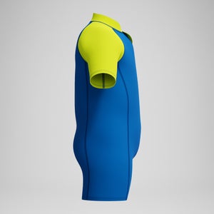 Essential Schwimmlern-Neopren-Badeanzug Blau/Gelb für Jungen