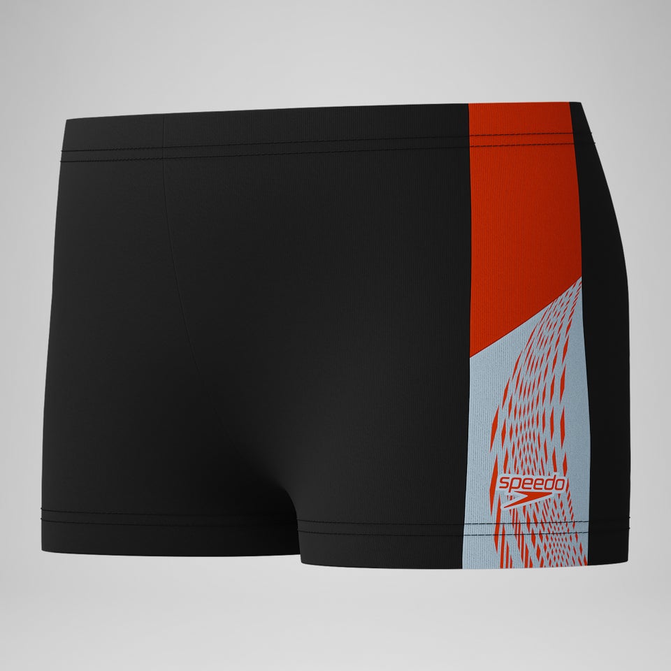 Boys' Dive Aquashort Black/Red