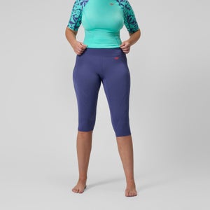 Panel-Dreiviertelhose Blau für Damen - XS