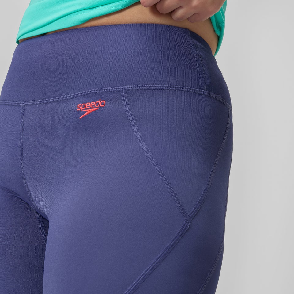 Panel-Dreiviertelhose Blau für Damen