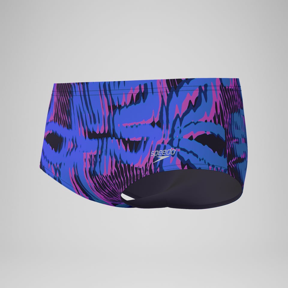 Club Training Bedruckte Badehose 13,5 cm Blau/Pink für Herren