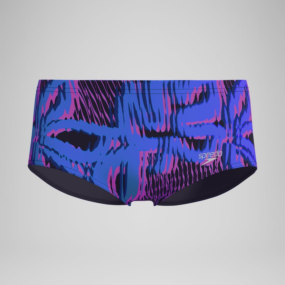 Club Training Bedruckte Badehose 13,5 cm Blau/Pink für Herren