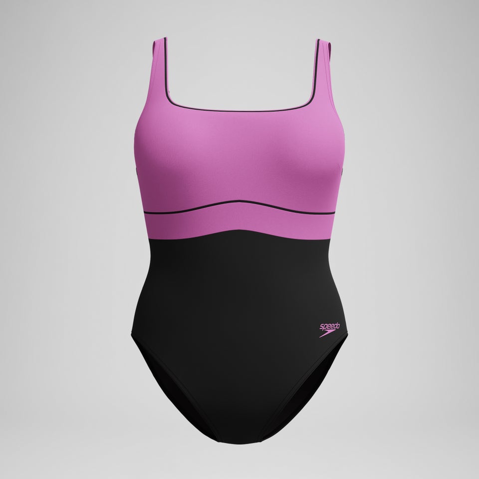 Women's Shaping Contour Eclipse Swimsuit Black/Pink
