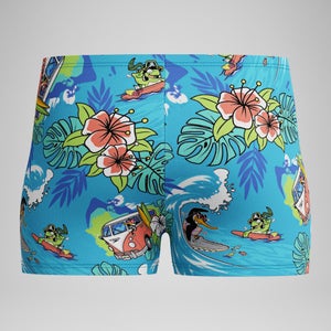 Boys' Learn to Swim Printed Aquashort Blue