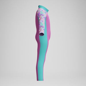 All-in-one-Schwimmlern-Sunsuit Pink für Kleinkinder (Mädchen)