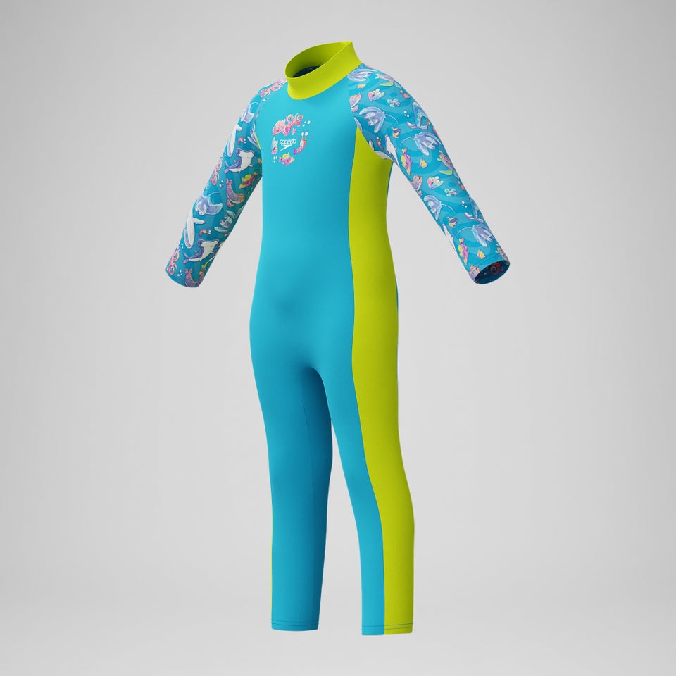 Garçon Learn to Swim imprimé bleu/jaune