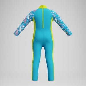 Boys' Learn to Swim Printed Blue/Yellow