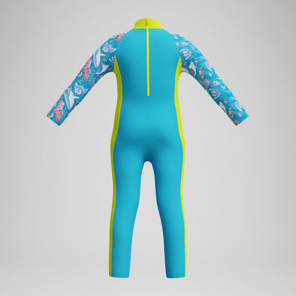 Garçon Learn to Swim imprimé bleu/jaune