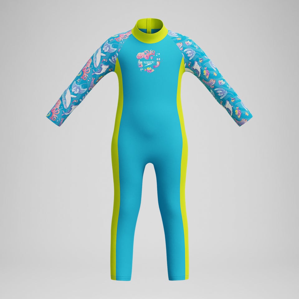 Garçon Learn to Swim imprimé bleu/jaune