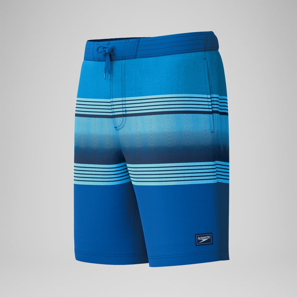 Bondi Bedruckte Badeshorts 50 cm Blau für Herren