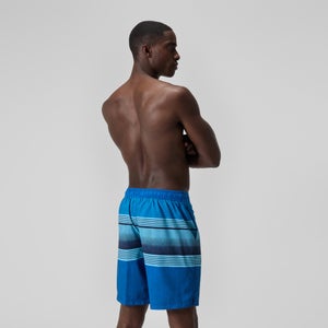 Bondi Bedruckte Badeshorts 50 cm Blau für Herren