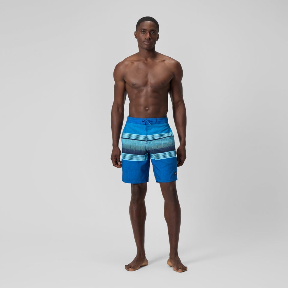 Bondi Bedruckte Badeshorts 50 cm Blau für Herren