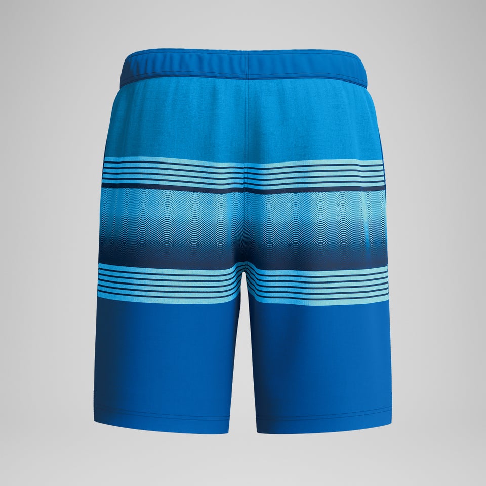 Bondi Bedruckte Badeshorts 50 cm Blau für Herren