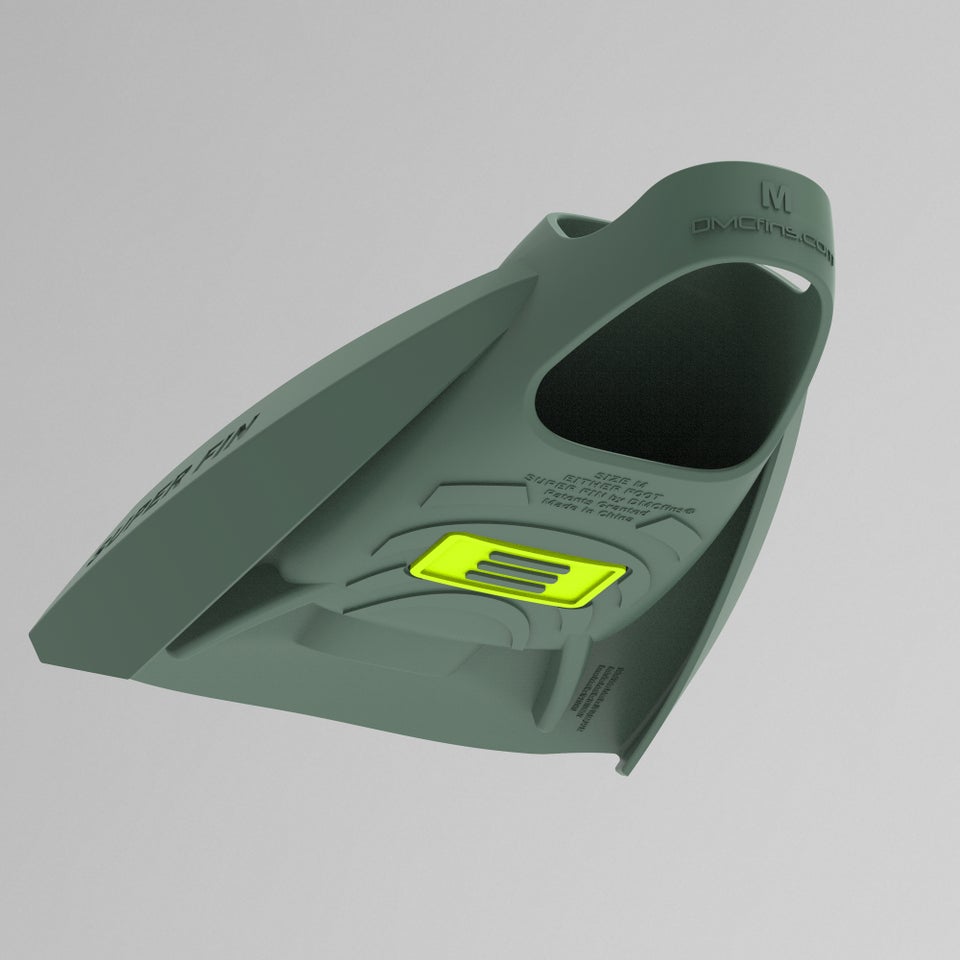 Speedo DMC Super Fin Green/Yellow