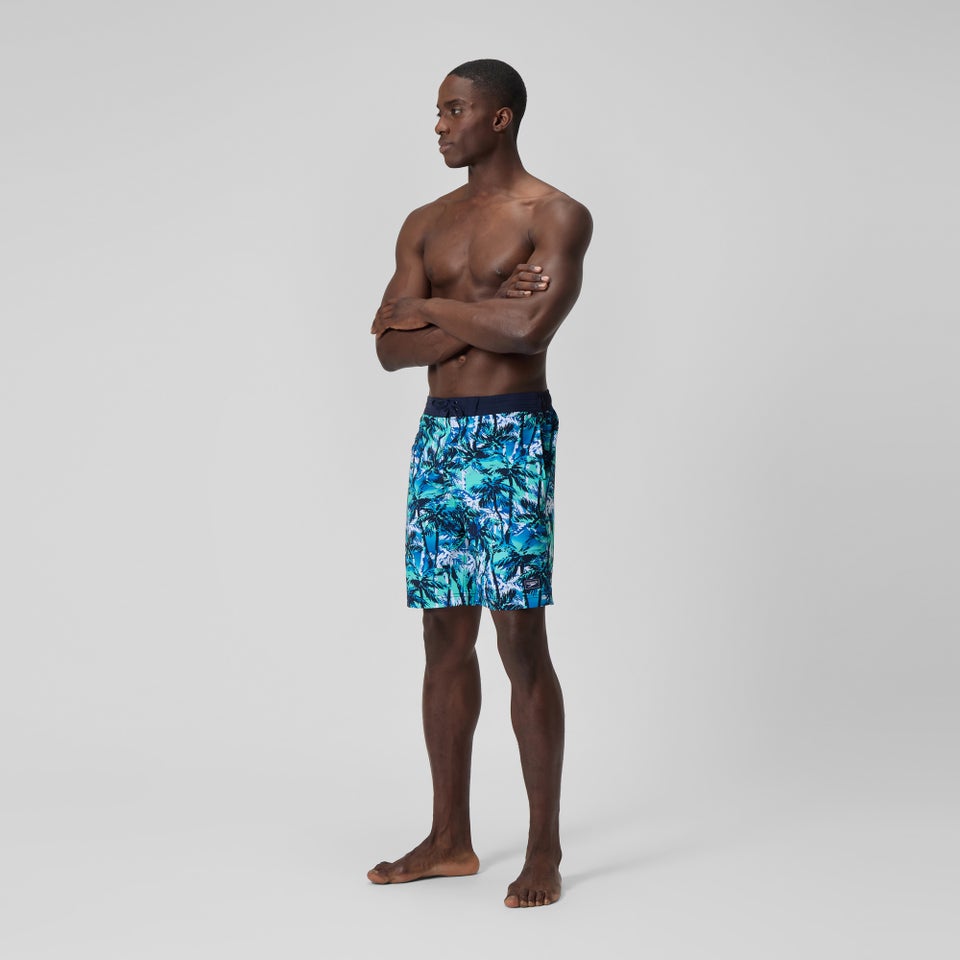 Men's Printed 20'' Bondi Swim Shorts Blue